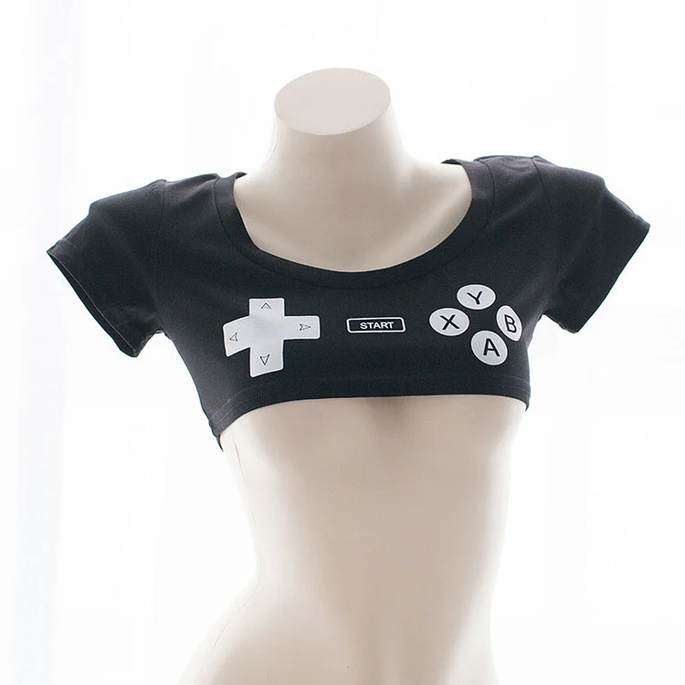 Anime Mini Crop Top Lingerie - Modakawa Modakawa
