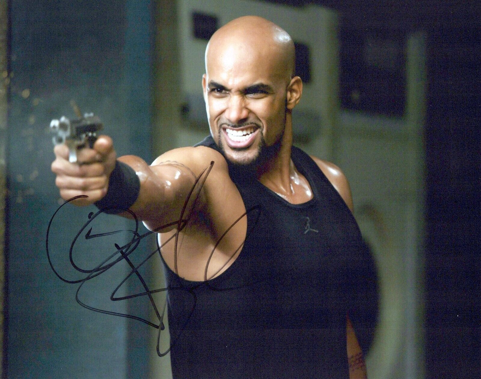 Boris Kodjoe Resident Evil Afterlife autographed Photo Poster painting signed 8x10 #6 Luther