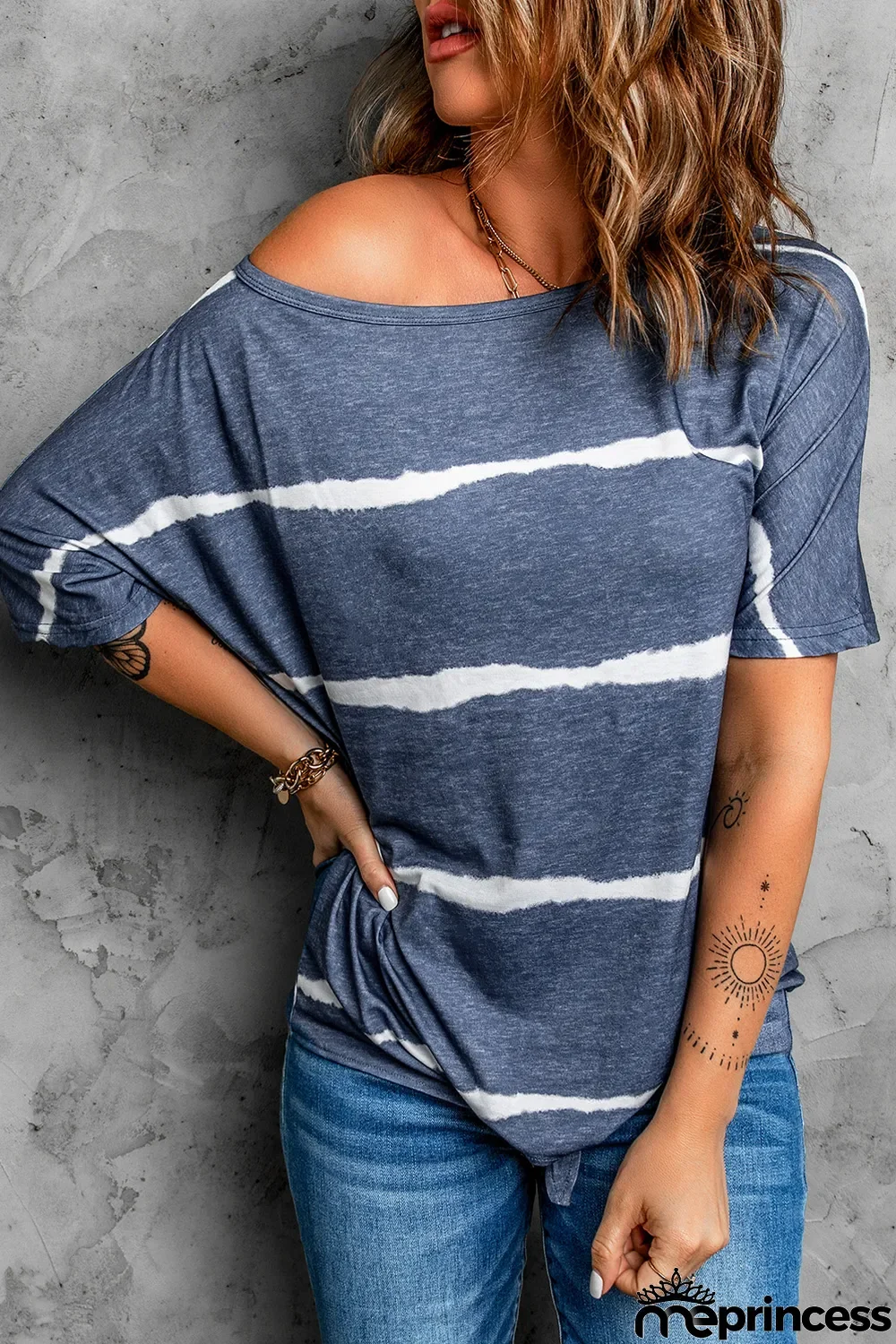 Tie-dye Print Loose T-shirt