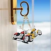 Motorrad-Diamant-Gem&auml;lde Schl&uuml;sselanh&auml;nger-Tier doppelseitig f&uuml;r Handtaschen-Dekoration f&uuml;r Erwachsene