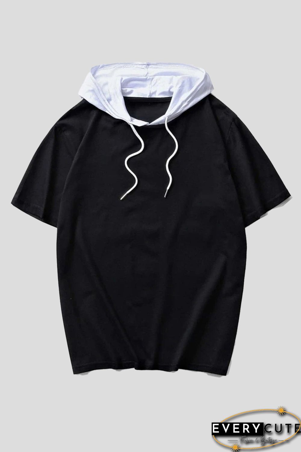 Men's Hooded Short Sleeve T-shirt