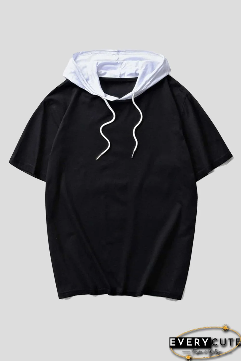 Men's Hooded Short Sleeve T-shirt