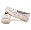 Women's Wide Width Leather Loafers Flat Shoes