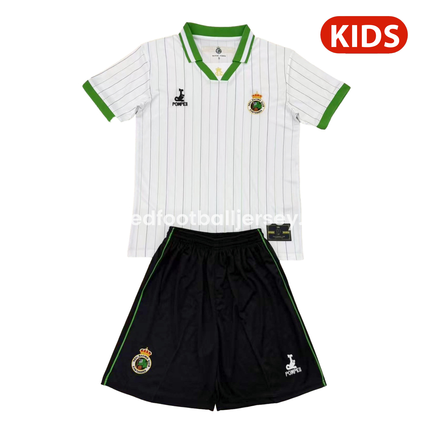 Racing de Santander 24-25 112th Anniversary Kids Kit