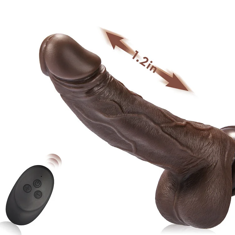 Warren  6 Thrusting 10 Vibrating Rotating Lifelike Dildo 8.7 Inch with Suction Cup