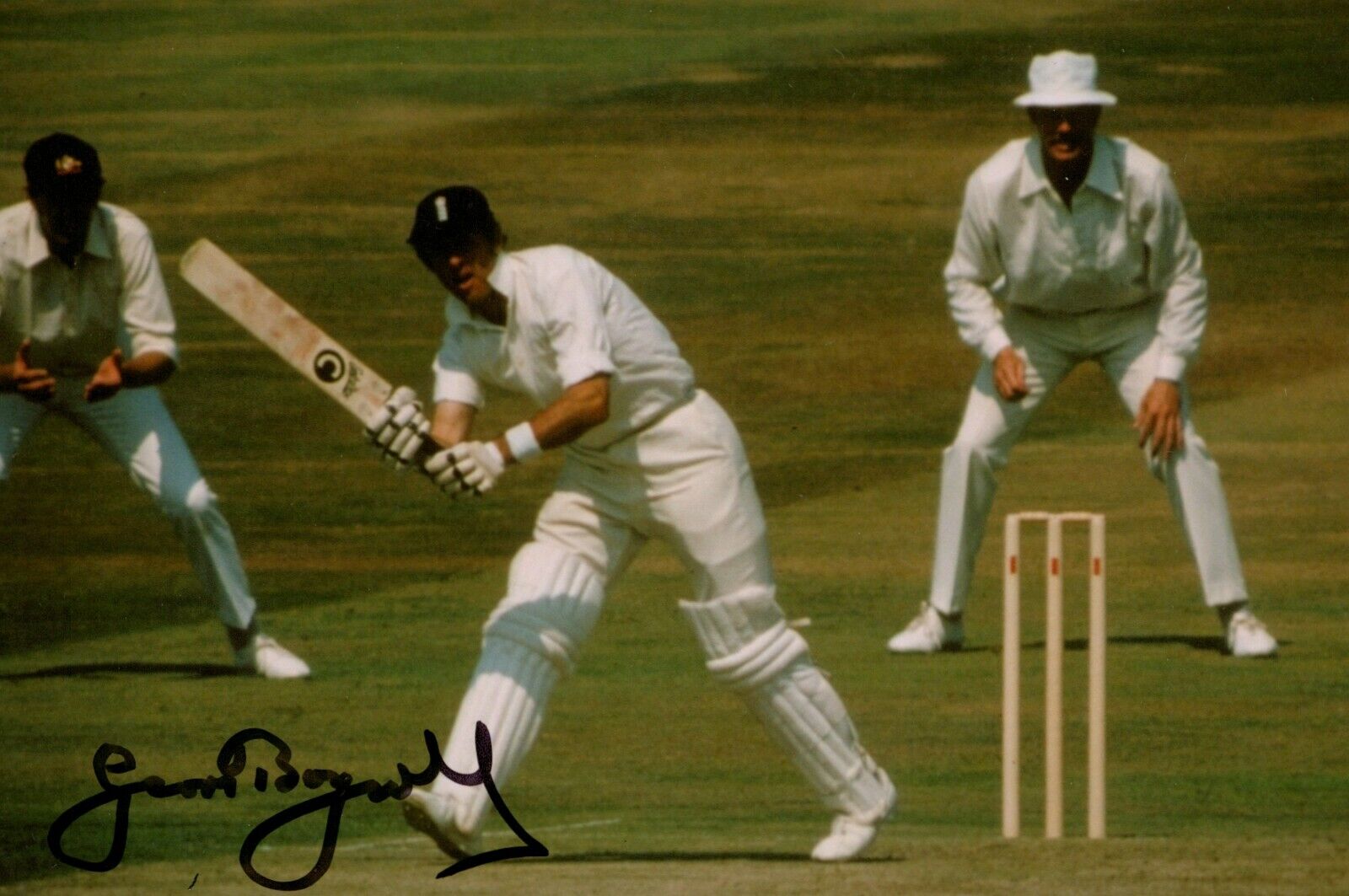 Sir Geoffrey Boycott Signed 6x4 Photo Poster painting England Cricket Autograph Memorabilia +COA