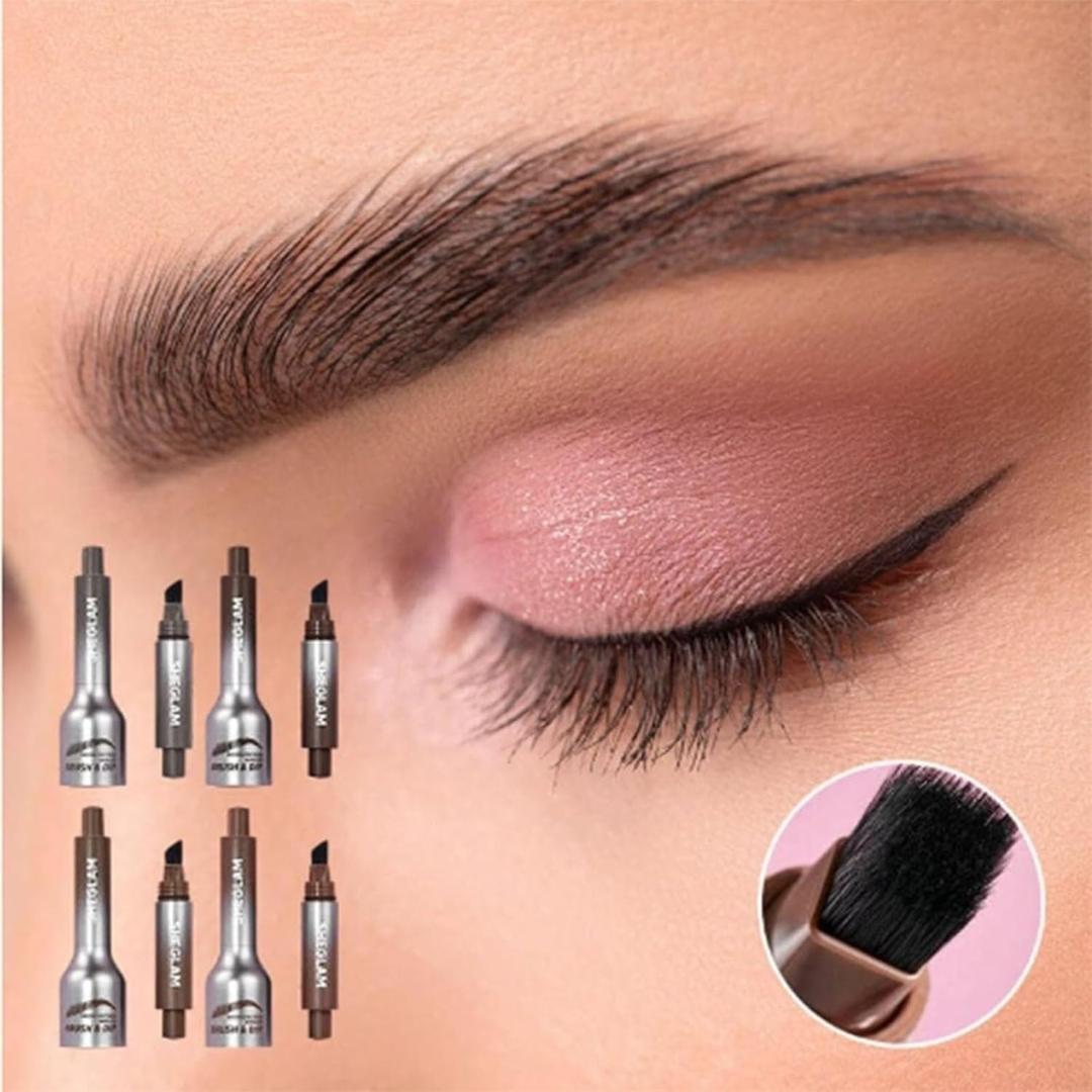 Last Day 48%💕2 in 1 Plush Water Eyebrow Pencil
