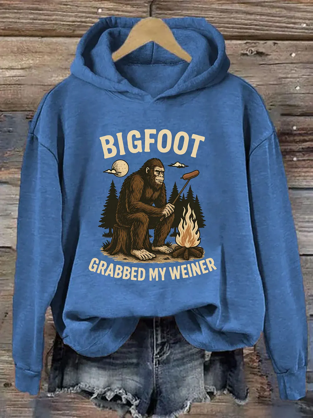 Bigfoot Grabbed My Weiner Hoodie