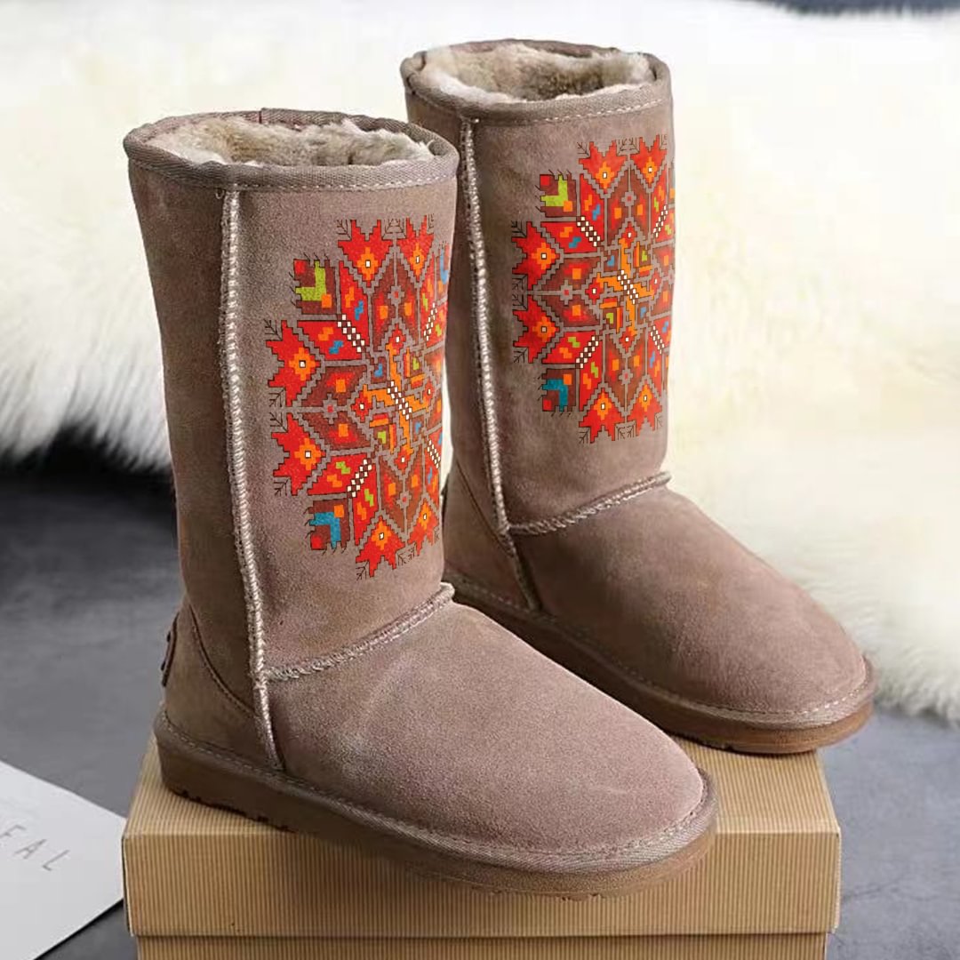 Vintage soft warm Zabrina Autumn and Winter wool blanket Shoes