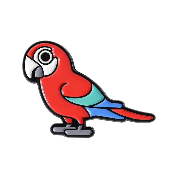 Foto del pin Cheerful Tropical Parrot