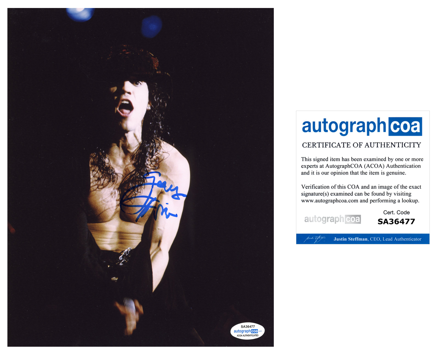 Gary Cherone Signed Autographed 8x10 Photo Poster painting Van Halen Singer ACOA COA