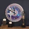  DIY Round Metal Tin Ballet Girl Diamond Painting Special Shaped  Clock Kit