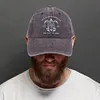 Washed Cotton Baseball Cap Vintage Golf Dad Hat Adjustable Trucker Hat Sun Hat