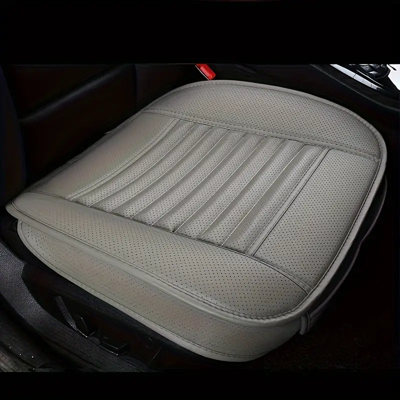 breathable pu leather auto seat cushion protector anti slip car seat cover details 7