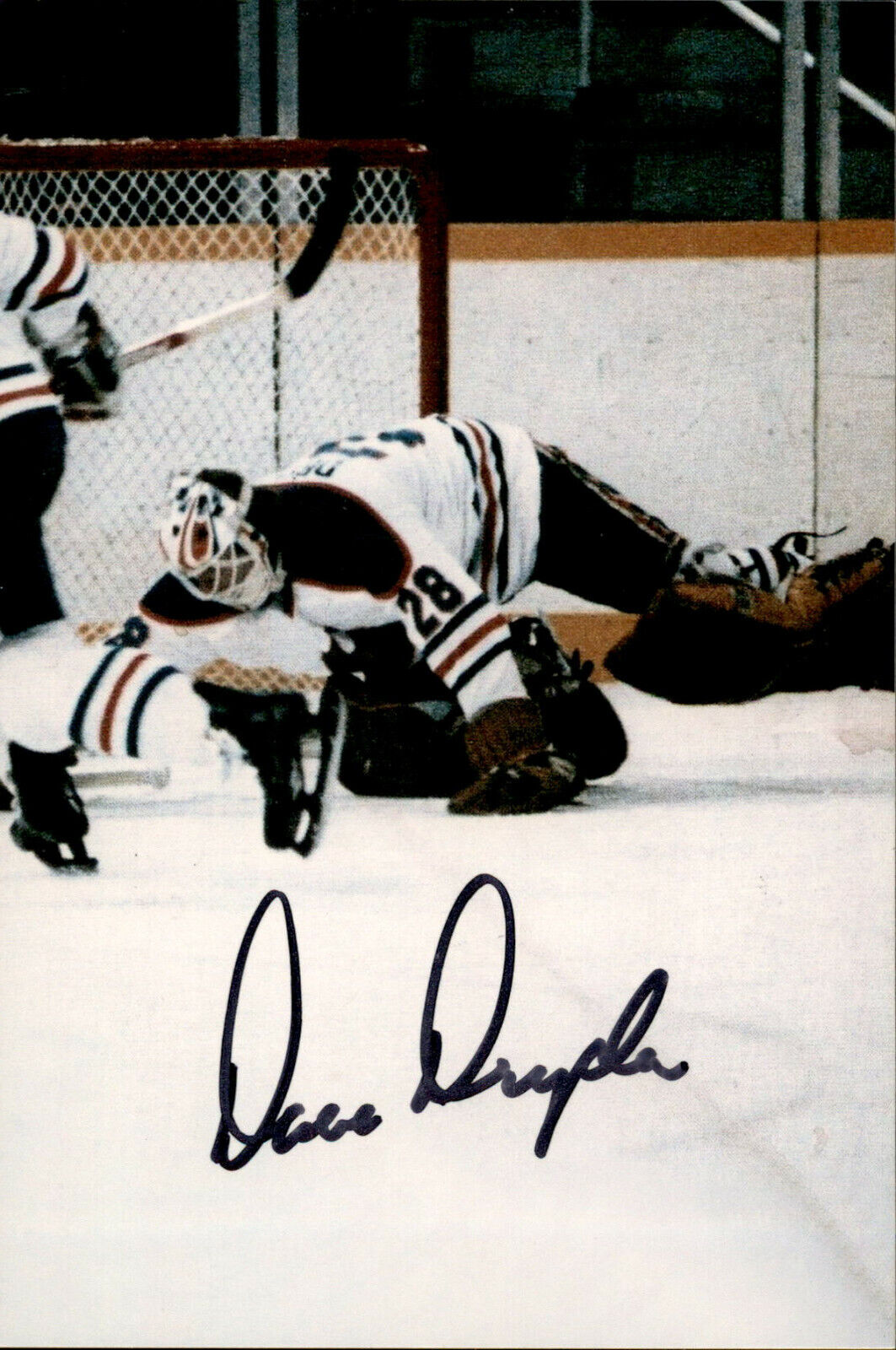 Dave Dryden SIGNED autographed 4x6 Photo Poster painting EDMONTON OILERS #2