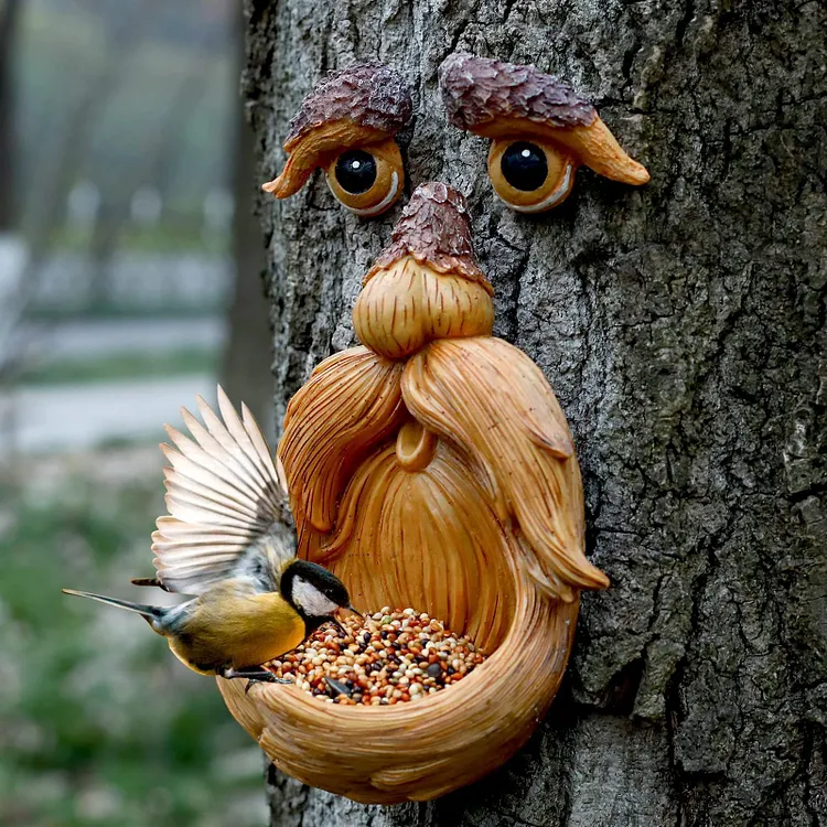 Resin Outdoor Hanging Bird Feeder