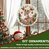 Christmas Reindeer 2D Flat DIY Diamond Painting Pendant 9.84x9.84in
