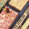 Retro Kraft Paper Happy Birthday Gift Wrapping Paper