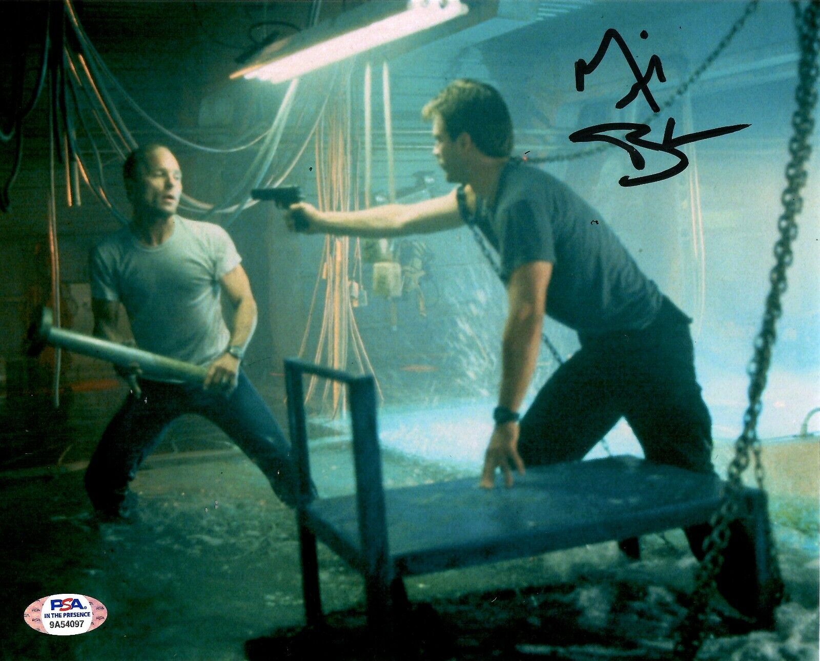 Michael Biehn autographed signed 8x10 Photo Poster painting Abyss PSA COA Lt. Coffey Ed Harris