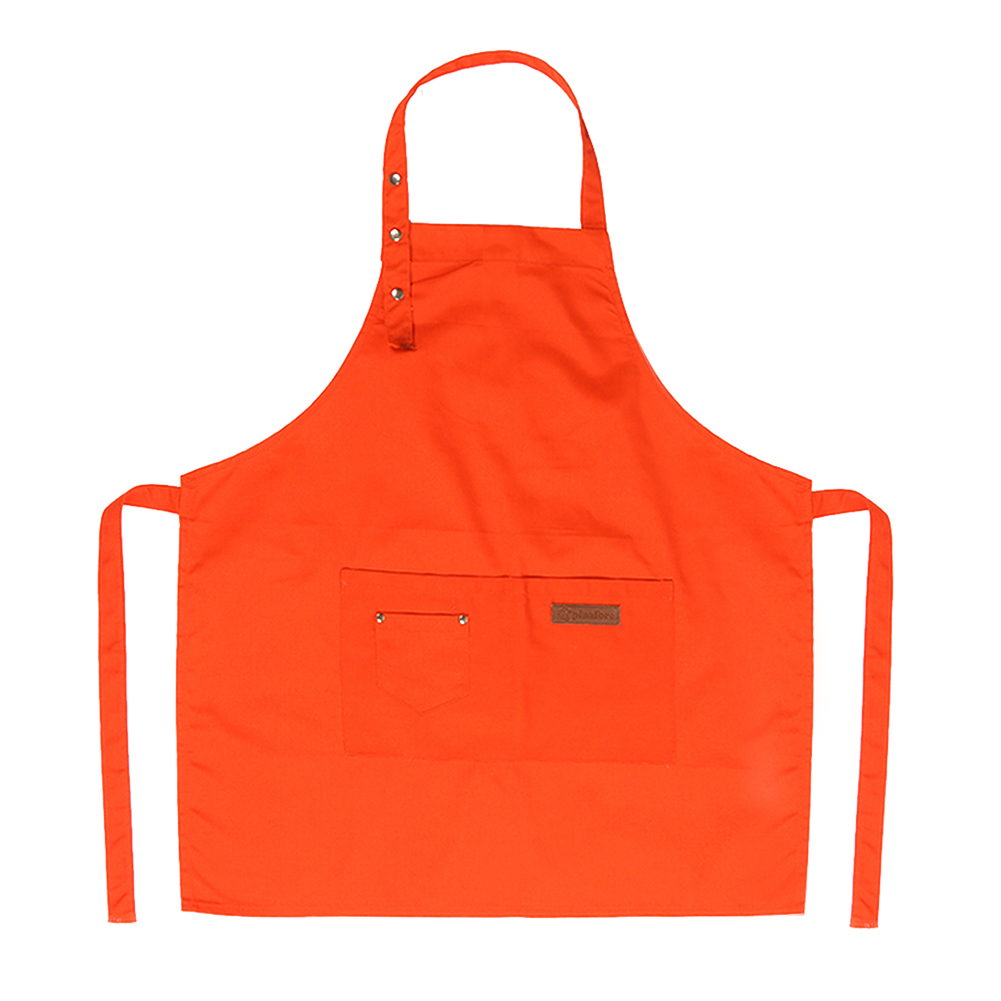

Adjustable Cafe Shop Apron Kitchen Painting Pocket Pure Aprons, Blue, 501 Original