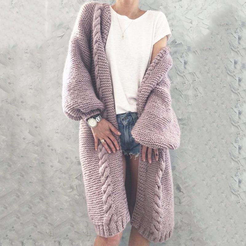 Cardigan Women's Autumn and Winter Loose Coat | EGEMISS