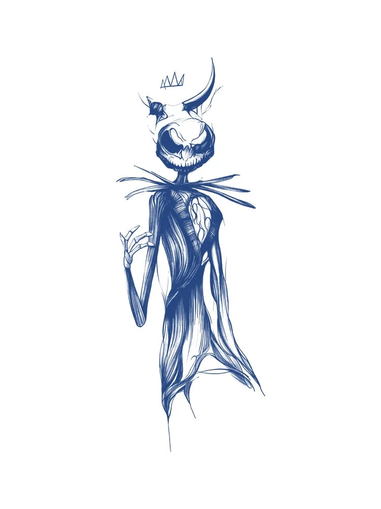 KT101-150 Semi-permanent herbal juice tattoo sticker flower arm clavicle non-reflective simulation tattoo large picture flower