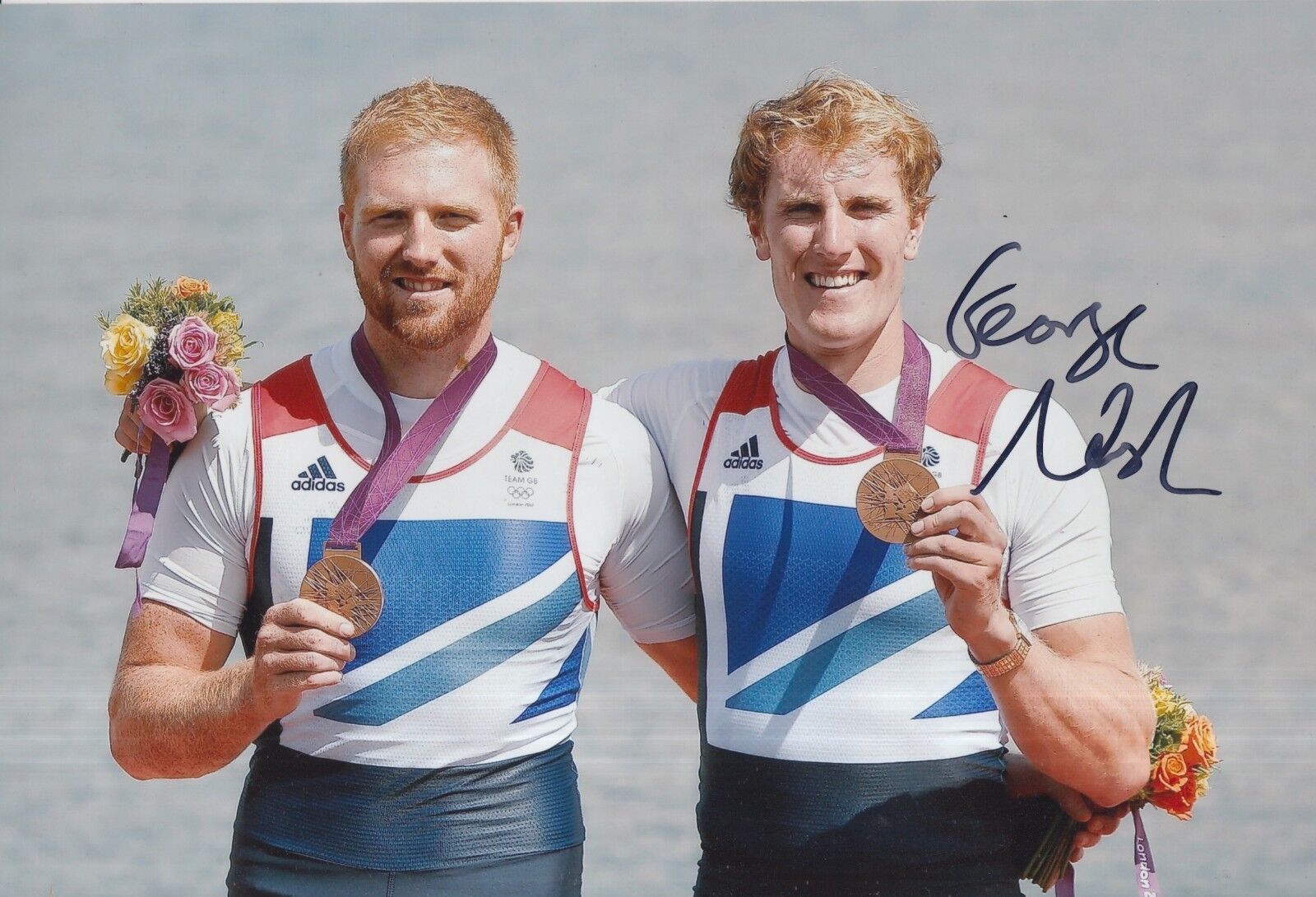 George Nash Hand Signed 12x8 Photo Poster painting London 2012.