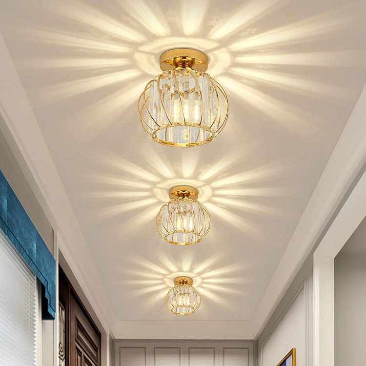 Modern Creative Crystal Ceiling Lamp CSTWIRE
