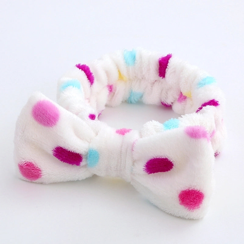 Casual Cute Unisex Bow Knot Leopard Spa Headband
