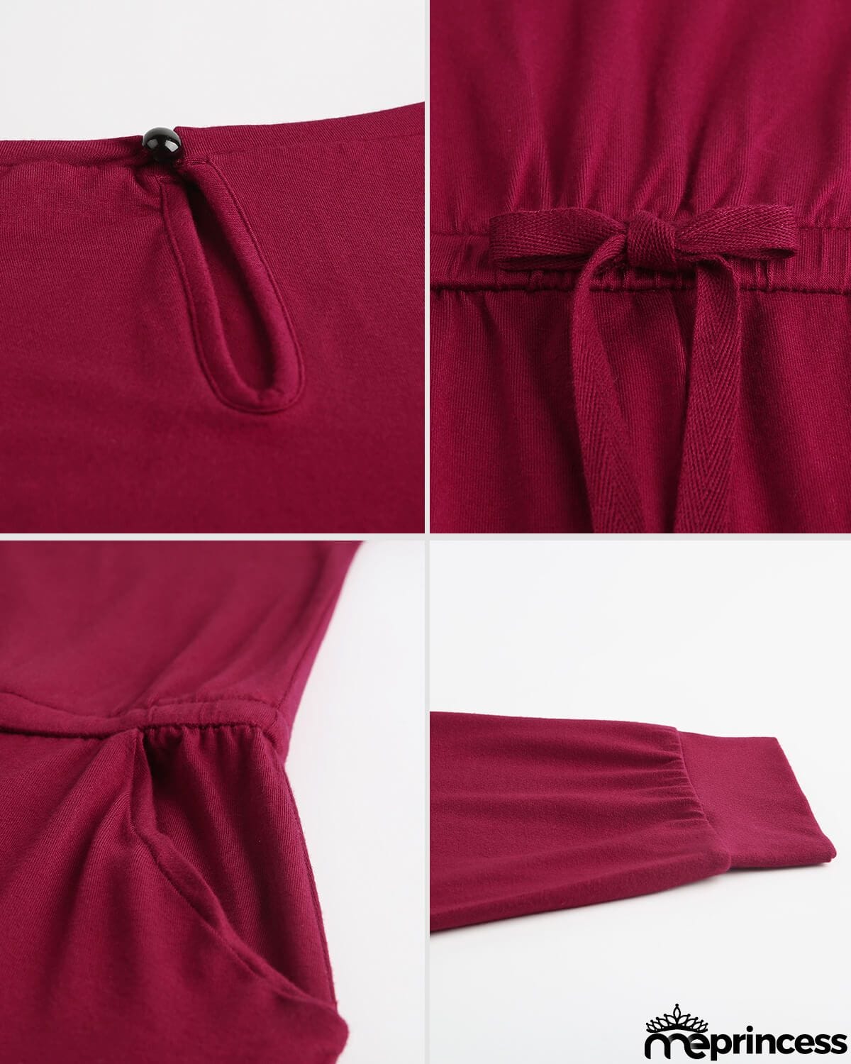 Women's Loose Fit Off Shoulder Jumpsuit Rompers with Pockets