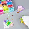 Thickened Ironing Paper | Fuse Bead Tool, Heat Resistant Non-stick, Reusable, Panda Edge Binding, Easy Demolding for Perler Bead Crafts(15x20cm)