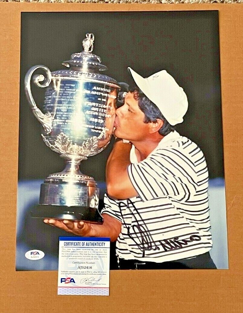 LEE TREVINO SIGNED PGA CHAMPIONSHIP 11X14 Photo Poster painting PSA/DNA PGA