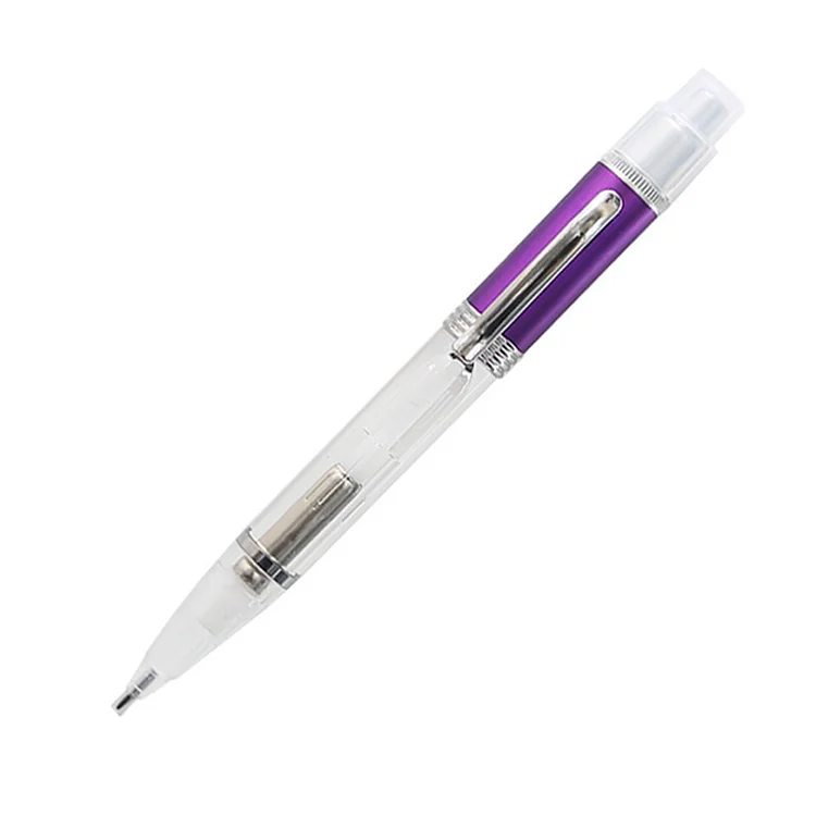 5D LED Diamond Painting Pen with Light Comfort Grip Faster Drilling Pen (Purple)
