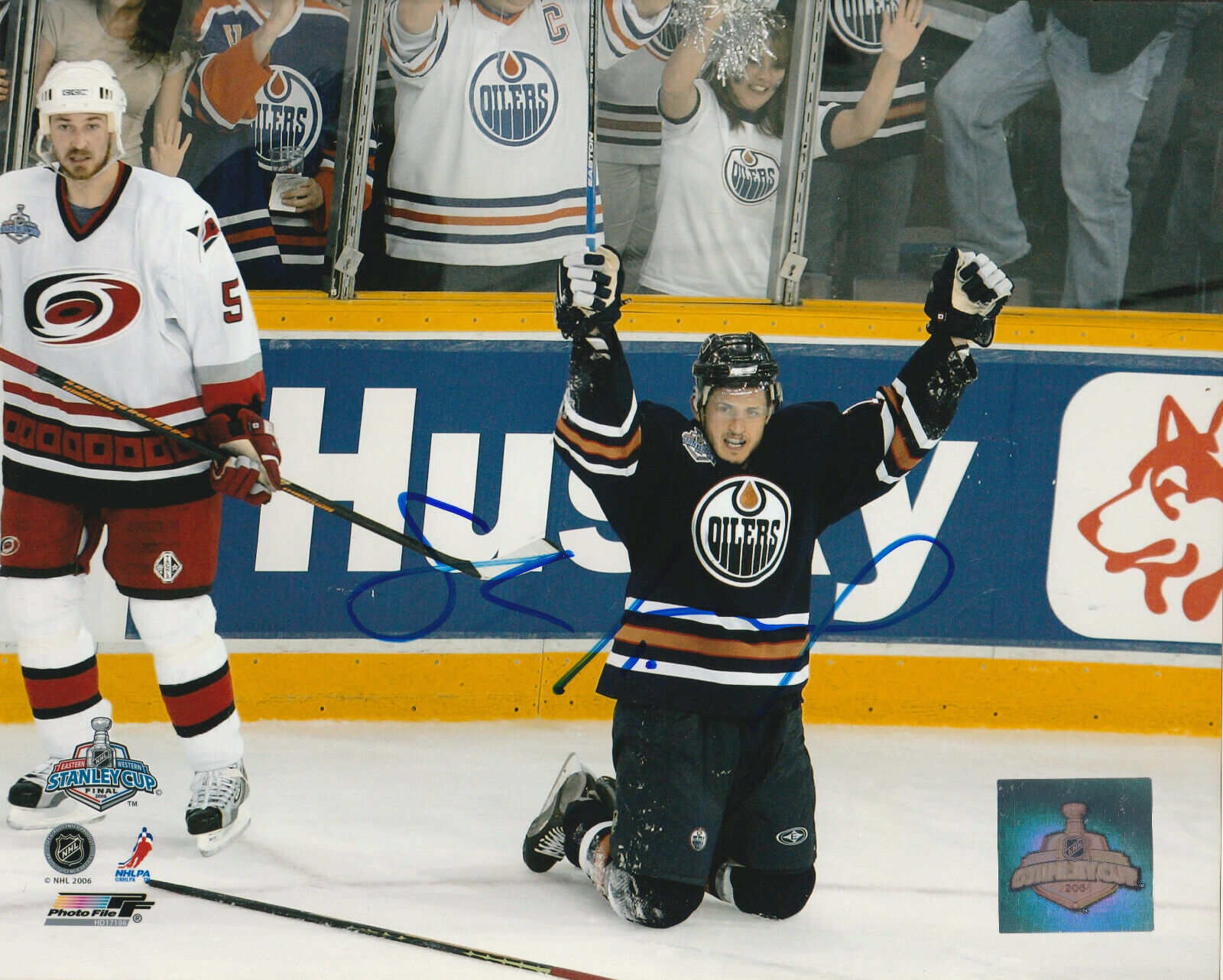 SHAWN HORCOFF SIGNED EDMONTON OILERS 8x10 Photo Poster painting #7 Autograph