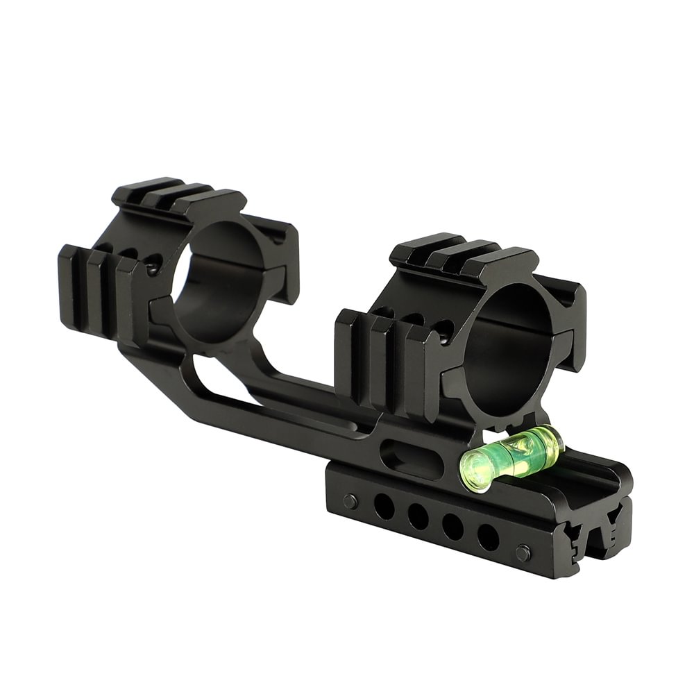 ohhunt® 11mm 3/8" Dovetail & 20mm Picatinny Rifle Scope Rings One Piece Cantilever Mount 30mm 25.4mm Bubble Level