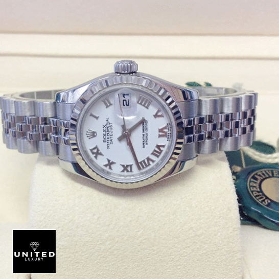 Rolex Datejust 179174 White Romen Numerial Dial Replica