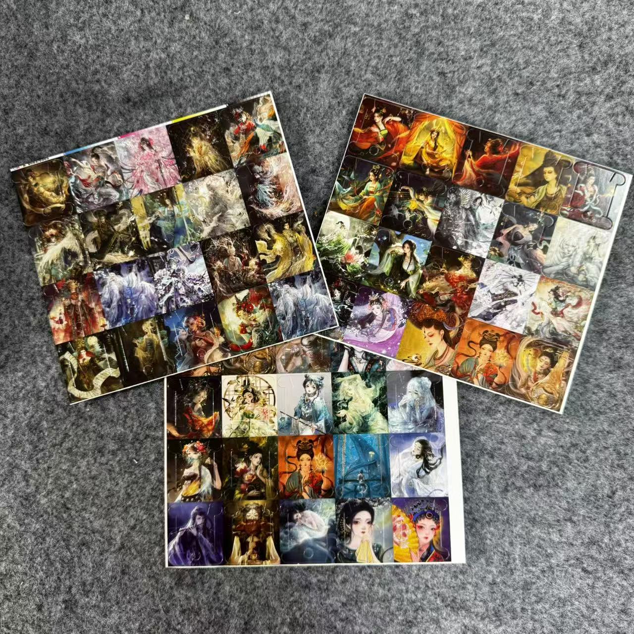  100Pcs/Pack Cross Stitch Paper Thread Organizer Board - for Embroidery Thread Winding & Storage, DIY Craft Accessory Painting Fairy Cross Stitch