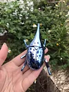 Clockwork beetle toy insect beetle simulation animal rhinoceros beetle electroplating mechanical model