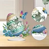 >SALE<Acrylic Easter Egg Diamond Painting Tabletop Ornament Kit for Home Office Decor