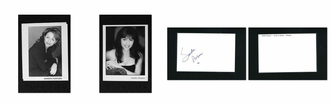 Sandra Purpuro - Signed Autograph and Headshot Photo Poster painting set - CSI: Crime Scene Inve