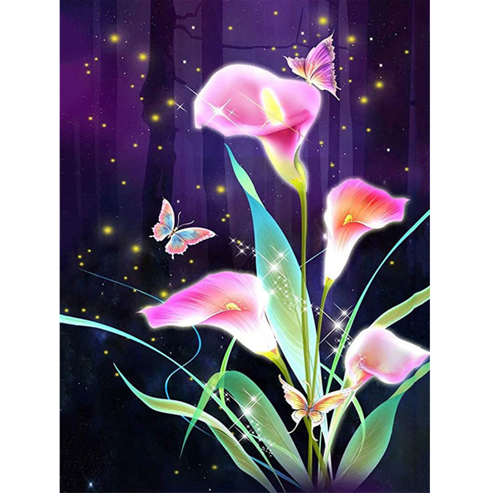 

30*40CM - Square Drill Diamond Painting - Romantic Butterfly, 501 Original