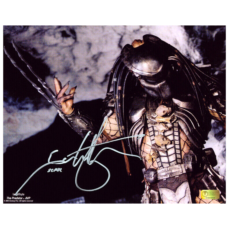 Ian Whyte Autographed AVP: Alien vs Predator Battle Ready 8×10 Photo Poster painting