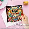 6pcs Diamond Painting Birds and Owls Greeting Card Kits with Envelopes for Family Friend Gifts
