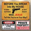 3PCS Warning - Vintage Metal Signs Set - 20*30cm - Warning