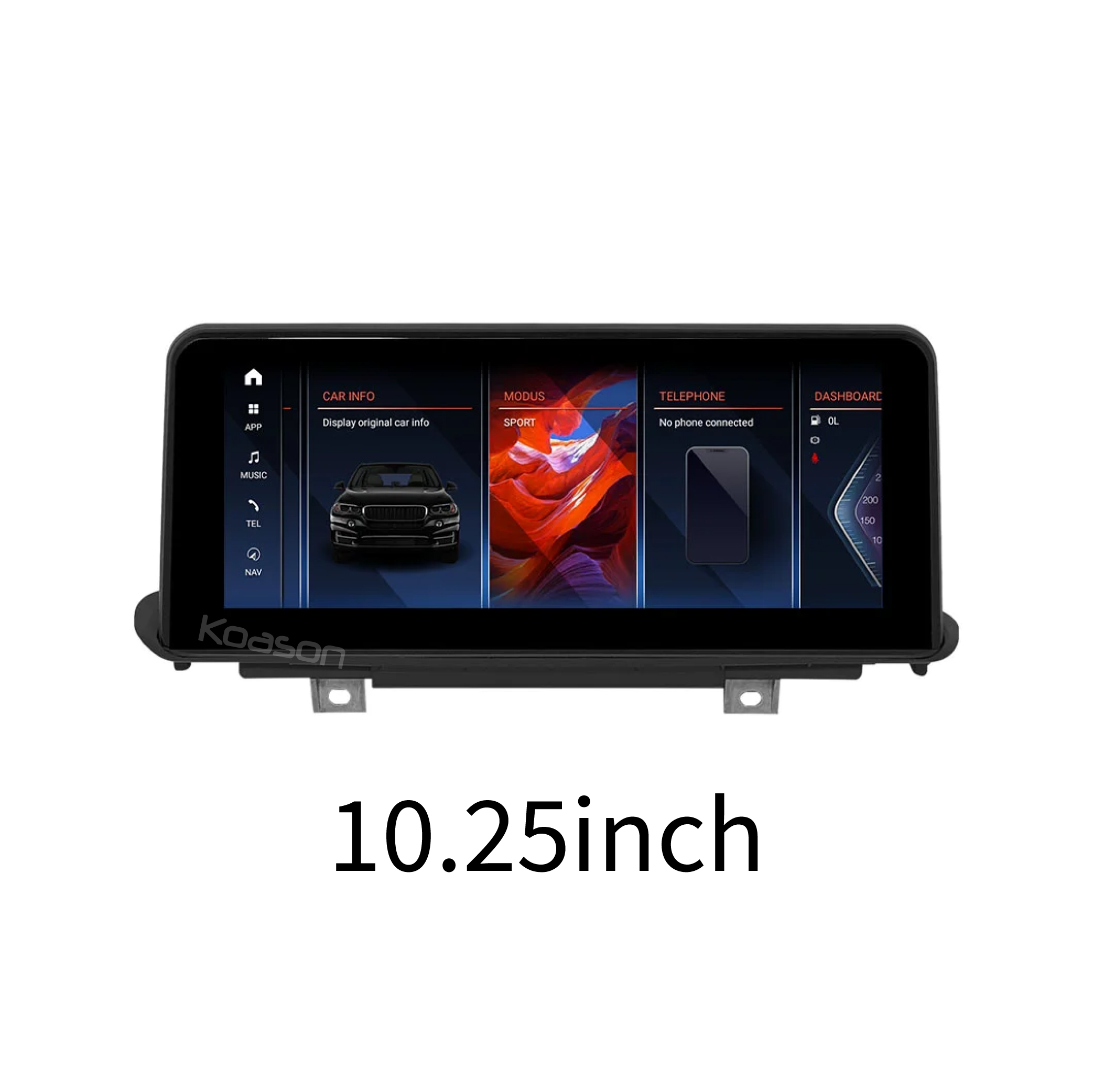Koason Android Screen Upgrade Apple CarPlay Android Auto GPS Navigation Car Multimedia Player For BMW X5 F15 X6 F16 