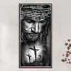 (Big Size)Jesus - 11CT Stamped Cross Stitch - 40*80cm