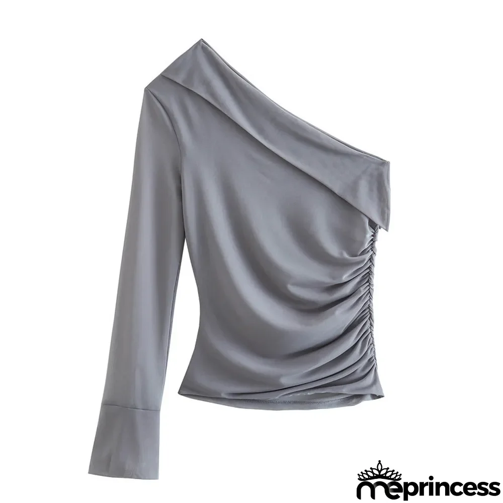 spring new European and American ruffled tulle top tulle layered skirt suit