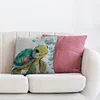 Turtle - 11CT Stamped Cross Stitch Pillowcase 45*45cm