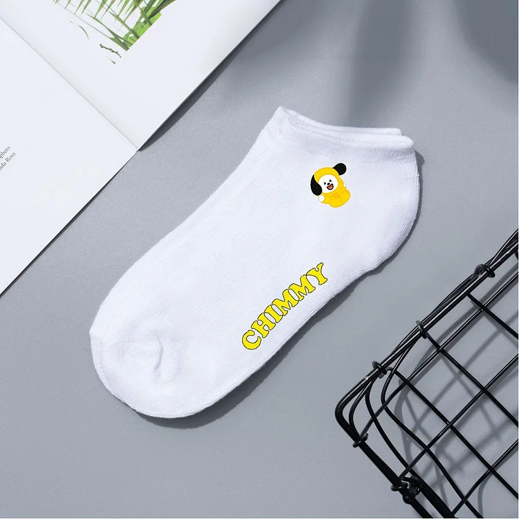 BT21 Baby Cute Name Macaron Socks