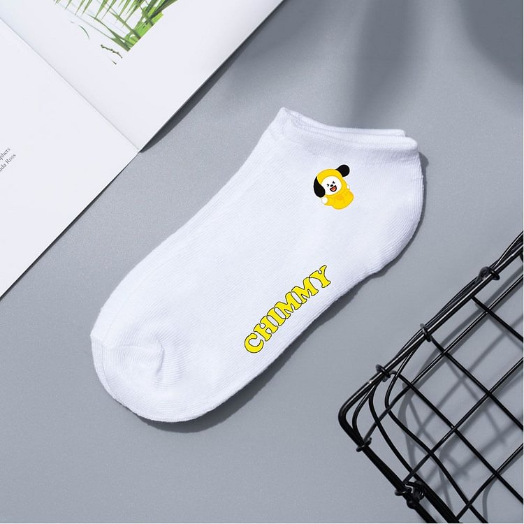 BT21 Baby Cute Name Macaron Socks
